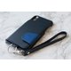 RAK-CaX-BLBB [RAKUNI（ラクニ） Leather Case for iPhone X用 ウルシュラブルー]