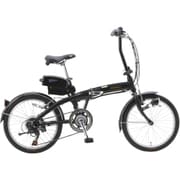 折畳み式 電動アシスト自転車 20型/外装6段 ブラック BM-A30BK