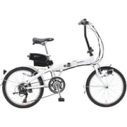 折畳み式 電動アシスト自転車 20型/外装6段 ホワイト BM-A30WH