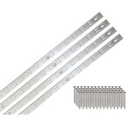 98181 [リーフ棚柱 1820mm シルバー 4本(ビス付)]