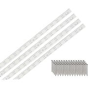 98182 [リーフ棚柱 1820mm ホワイト 4本(ビス付)]