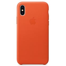 ヨドバシ Com アップル Apple Iphone X レザーケース ブライトオレンジ Mrgk2fe A 通販 全品無料配達