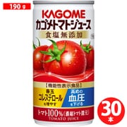 トマトジュース 食塩無添加 缶 190g×30本 [機能性表示食品]
