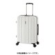 スーツケース ALi MAX 旅行日数目安：5～7泊 66L/拡張時78L TSAロック搭載 ホワイト ALI-MAX24