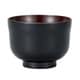 汁椀 ひさご型 黒内古代朱 360mL