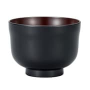 汁椀 ひさご型 黒内古代朱 360mL