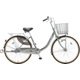 シティサイクル Quartz XL（クォーツエクセルライト） 26×1-3/8・シングル ミラーシルバー DQXU60L8 OS68
