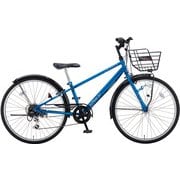 キッズサイクル スパイキー S ダイナモライトタイプ  22×1-3/8・外装6段変速 クリアスカイブルー CSK228 AB21