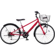 キッズサイクル スパイキー S ダイナモライトタイプ 22×1-3/8・外装6段変速 ファイヤーレッド CSK228 OR51