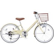 キッズサイクル Vサインジュニア ダイナモライトタイプ 24×1-3/8・外装6段変速 アイボリー CRVJ2468 OW44