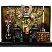 五月人形 10号 コンパクト 兜飾り 中鍬形兜 聖護