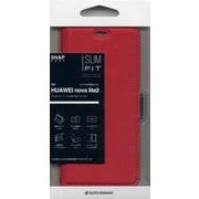nova lite 2 薄型手帳ケース SLIM FIT CASE サイドマグネット レッド×ネイビー 3879NOVAL2 RD×NV