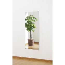 割れない軽量ウォールミラー 40×100 シルバー RT-40100-S