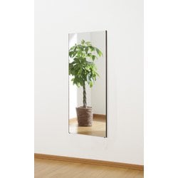 割れない軽量ウォールミラー 40×100 オーク RT-40100-MO
