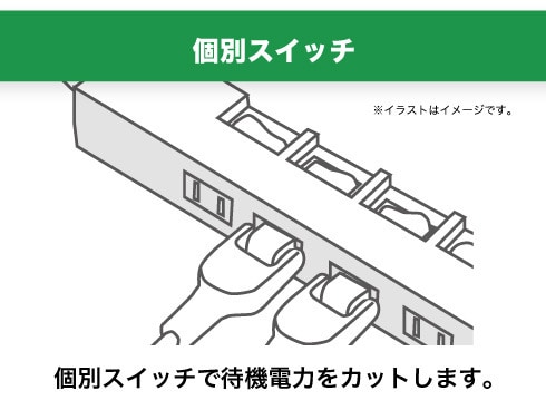 ヨドバシ.com - ヤザワ Yazawa YZYBKS662B [横差し個別スイッチ付節電 