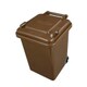 プラスチック トラッシュカン ブラウン 18L 100-195BR