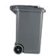 プラスチック トラッシュカン グレー 45L 100-146GY