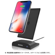 QI認証取得ポータブルバッテリーパック付ワイヤレス充電スタンド ODXC12BK