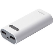 モバイルバッテリー 6400mAh ホワイト DE-M01L-6400WH