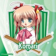 リトルバスターズ！ ワンポイント耐候ステッカー 神北小毬 [キャラクターグッズ]