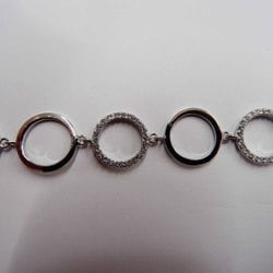 ブレスレット シルバーCZブレス1 RH19cm