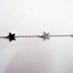 ブレスレット シルバーCZブレス3 RH 18cm