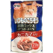 いつものごちそうお魚ミックス かつお・まぐろカニカマ入り 70g