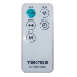 ヨドバシ.com - テクノス TEKNOS KI-1061WDC [DCモーターフルリモコン卓上扇風機] 通販【全品無料配達】