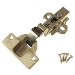 ヘティヒ スライド蝶番 40mm ワンタッチ 半かぶせ キャッチ付き AP-1048N