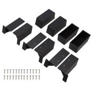 AP-3007B [2x4立て掛けシェルフ ブラック 1組入]