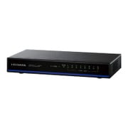 EEE省電力機能搭載100BASE-TX/10BASE-T 対応スイッチングハブ (8ポート) ブラック ETX-ESH08NC