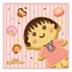 ちびまる子ちゃん クロスハンカチ スイーツ まる子 [キャラクターグッズ]