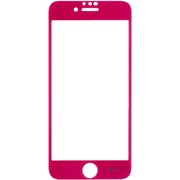 iPhone 8/7/6s/6 iFace Round Edge Color Glass Screen Protector ラウンドエッジ強化ガラス 液晶保護フィルム ホットピンク