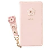 iPhone SE(第2世代)/8/7/6s/6 4.7インチ用 ダイアリーケース salisty(サリスティ)P フラワースタッズ ベビーピンク