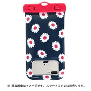 DIVAID patterns フローティング防水ケース 5.8インチまで対応 デイジー/ネイビー [汎用防水ケース]