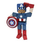 マーベル・コミック ウッド・ウォーリアー キャプテン・アメリカ [高さ約20cm]