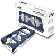 NITRO GEAR COOLER SHROUD & BACKPLATE (AZURE BLUE) LITE 4N002-01-20G