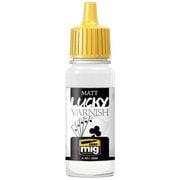 AMO-2055 ラッキーヴァーニッシュ コーティング剤 つや消し 17ml [プラモデル用塗料]