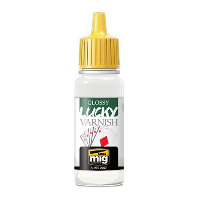 AMO-2057 ラッキーヴァーニッシュ コーティング剤 光沢 17ml [プラモデル用塗料]