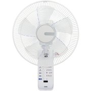 壁掛け扇風機 リモコン式 ホワイト YTW-383YFR W