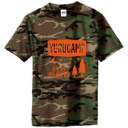 ゆるキャン 迷彩Tシャツ グリーンカモフラージュ M [キャラクター衣料品]