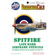 BC-72378 [1/72 デカール イギリス空軍 スピットファイア後期型用 機体ステンシルデカール]
