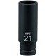 12.7sq.インパクトレンチ用(ディープ薄肉) 21mm BP4L-21T