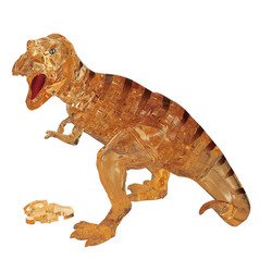 50226 クリスタルパズル T-REX・ブラウン [立体パズル 49ピース]