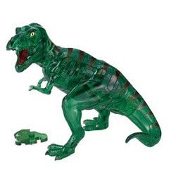 50227 クリスタルパズル T-REX・グリーン [立体パズル 49ピース]