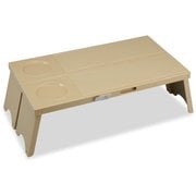 I-569-2 カーキ 同色2台 [アウトドアテーブル PICNO(ピクノ) カーキ 同色2台]