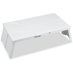 I-569-2 ホワイト 同色2台 [アウトドアテーブル PICNO(ピクノ) ホワイト 同色2台]