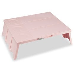 I-569-3 ピンク 同色3台 [アウトドアテーブル PICNO(ピクノ) ピンク 同色3台]