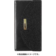 GBIP-46-MA BK [ラメエナメル 手帳型ケース iPhone 8/7/6s/6 ブラック]