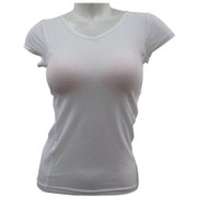 レディース カップ付ロングTシャツ LLサイズ オフ 825-184